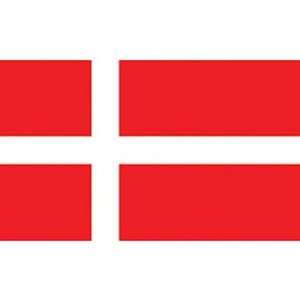  Denmark Flag 3ft x 5ft Patio, Lawn & Garden