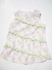 Bitty Baby Linen Pink Flowers Ruffle Top American Girl Size 6x Spring 