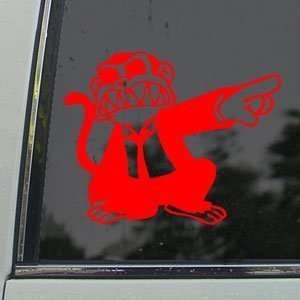 Evil Monkey Red Decal Car Truck Bumper Window Red Sticker 