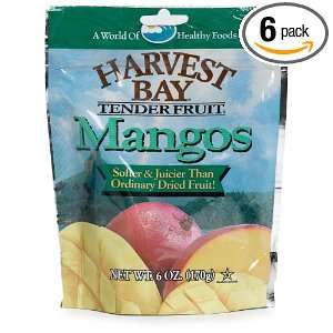 Harvest Bay Tenderfruits, Mangos, 6 Ounce Bags (Pack of 6)  