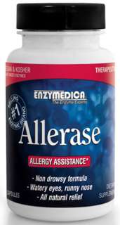 Enzymedica Allerase 60 Caps, Allergy Assistance 670480241400  