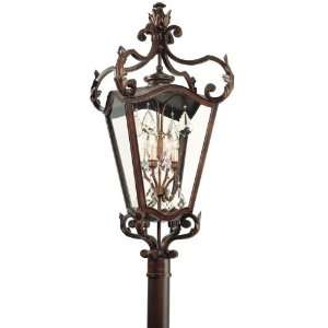  Corbett St. Tropez 4 Light Post Lantern in Antique Bronze 