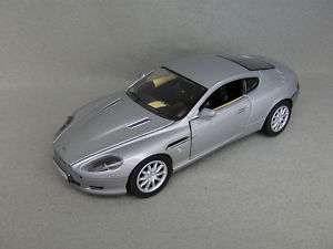 Aston Martin DB9 Coupe   Diecast Car   Silver  124  