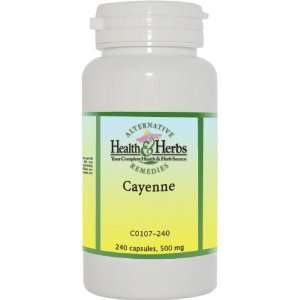  Alternative Health & Herbs Remedies Cayenne, 30,000 Heat 
