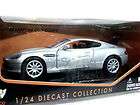 MotorMax Aston Martin DB9 Coupe Silver W/B 1/24 Diecast