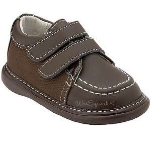   Squeak Baby Toddler Little Boys Brown Combo Leather Shoes 3 12 Baby