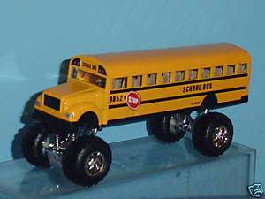 MONSTER TRUCK SCHOOL BUS GREAT FOR BACK TO SCHOOL GIFT  