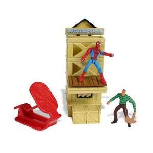  Amazing Spider Man Stunt System Figure Alleyway Box Drop 