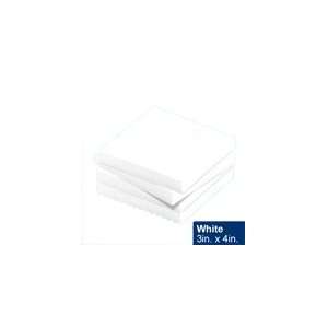 Mti Cleanroom Sticky Notes, White, 3 X4 , 80 Sheets/Pad, 10 Pads/Bag