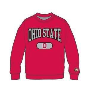  Ohio State Buckeyes Red Varsity Crewneck Sweatshirt 
