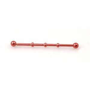  Stainless Steel Industrial Barbell   14g Jewelry