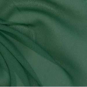  60 Wide Whisper Chiffon   Emerald Green Fabric By The 