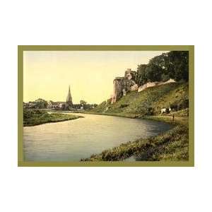  Kidwelly Carmarthen Wales 12x18 Giclee on canvas