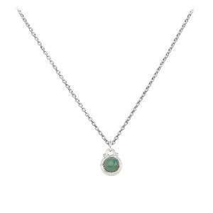   Baroni Sterling Silver & Turquoise Birthstone Necklace Baroni