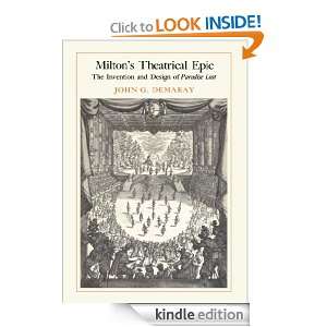 Miltons Theatrical Epic John G. Demaray  Kindle Store