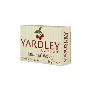  Almond Berry Bar Soap   3 oz,(Yardley London) Health 