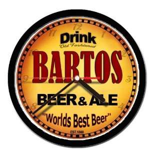  BARTOS beer and ale cerveza wall clock 