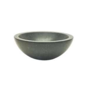    Small Vessel Sink Bowl   Honed Black Basal