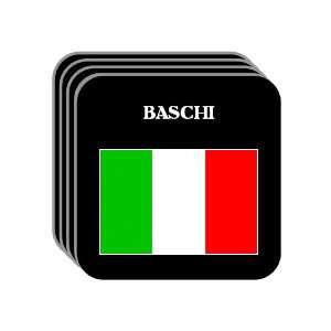  Italy   BASCHI Set of 4 Mini Mousepad Coasters 