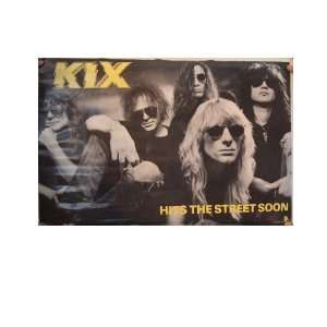  Kix Poster Band Shot Hit The Street Soon 