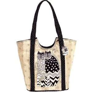 Laurel Burch Polka Dot Cats Scoop Tote By The Yard Arts 