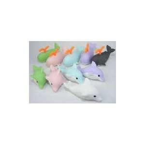  Whale and Dolphin Erasers 10pcs, Made in Japan Iwako 