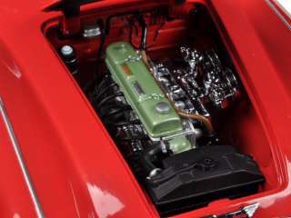   model car of Austin Healey 3000 MK 1 Red/White die cast car model by