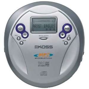  Koss CDP 3500 Personal CD/ Player with 4 Line Scrolling 