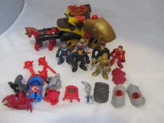Lot Fisher Price Imaginext Figures Horse Knights Men Carriage Castle 