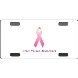 Cleft Palate Awareness Ribbon Vanity License Plate