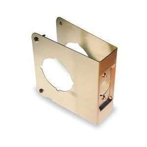  Battalion 1HEY6 Protector Plate, Brass, Backset 2 3/4 In 