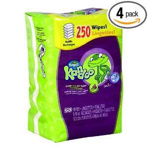 Pampers Kandoo Flushable Toilet Wipes, Magic Melon, 250 Count Refills 