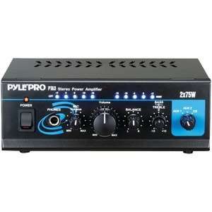  New PYLE HOME PTA3 MINI STEREO POWER AMPLIFIER (75W X 2 