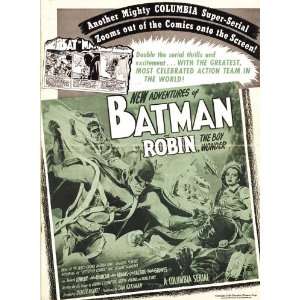  Batman and Robin (1949) 27 x 40 Movie Poster Style D
