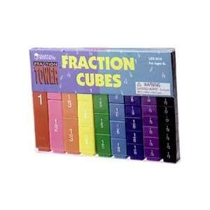   Fraction Tower Fraction Cubes; 51 Per Set; no. LER2510 Toys & Games
