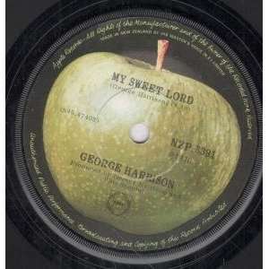   INCH (7 VINYL 45) NEW ZEALAND APPLE 1970 GEORGE HARRISON Music