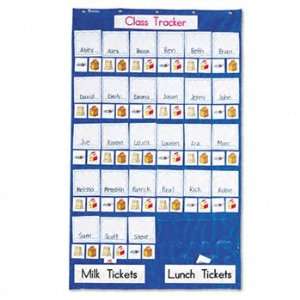   Pocket Chart CHART,POCKET,CLASS TRACKR (Pack of 4)