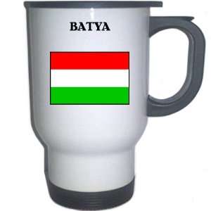  Hungary   BATYA White Stainless Steel Mug Everything 
