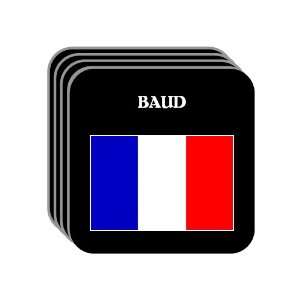  France   BAUD Set of 4 Mini Mousepad Coasters 