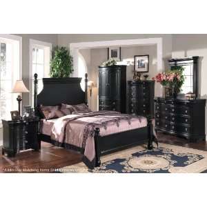  YT Furniture Bayle Bedroom Set (Black)