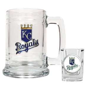  Kansas City Royals MLB Boilermaker Set   Primary Logo 