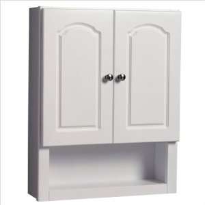  21 Aspen Bath and Linen Cabinet in High Gloss Snow White 