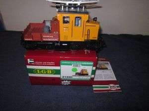 LGB 21330 G SCALE GAUGE TRACK MAINTENANCE TRACTOR ELECTRIC ENGINE W/OB 