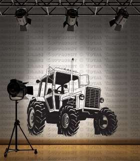 Giant Kids Tractor Farm Childrens Wall Sticker   TR1  