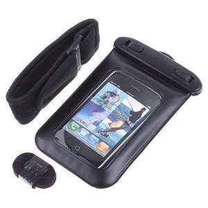  Black PVC Waterproof Case Bag for iPhone Cell Phone  