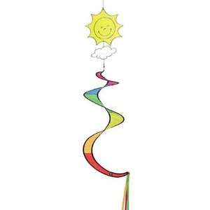  Sun Spiral Wind Spinner with Rainbow Tail Toys & Games