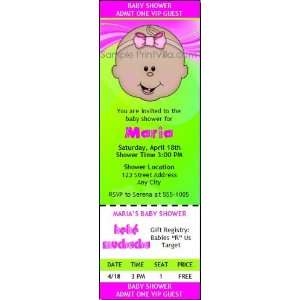  Bebe Muchacha Baby Shower Ticket Invitation Health 