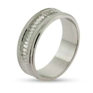  Eternity by Eve Modern Style Sterling Silver Wedding Ring 