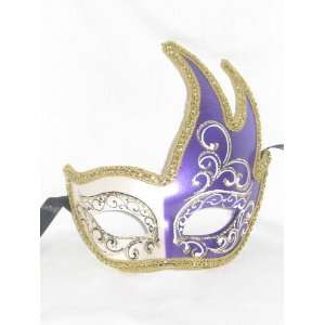    Purple Colombina Onda New Lillo Venetian Mask