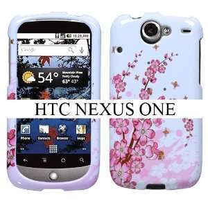 HTC GOOGLE NEXUS ONE PINK SPRING FLOWER CHERRY BLOSSOMS DESIGN HARD 